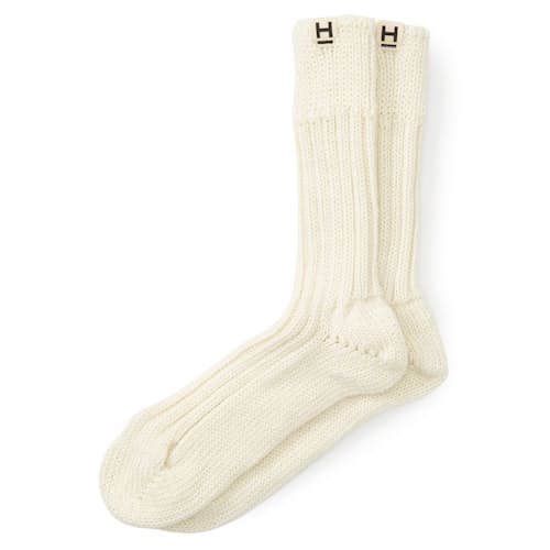 laydown image of Wander Heavy Knit Socks