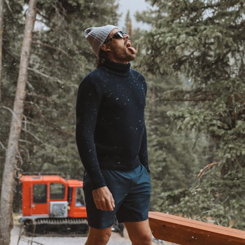 laydown image of Rollkragen Sweater