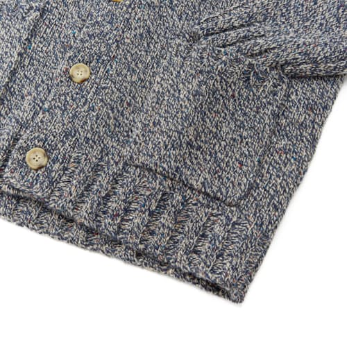 lifestyle image of Walker Fleck Wool Cardigan