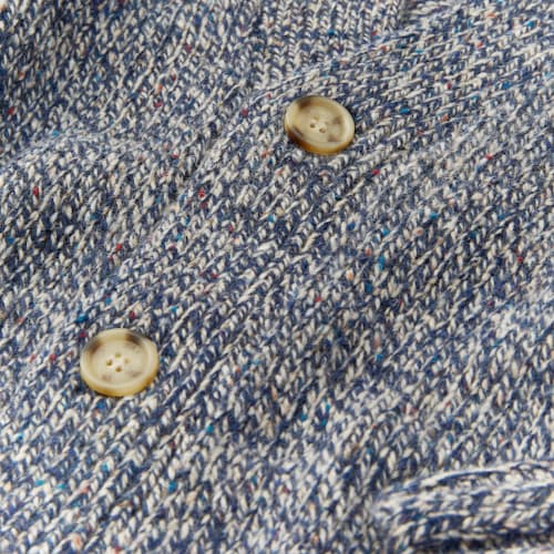 laydown image of Walker Fleck Wool Cardigan