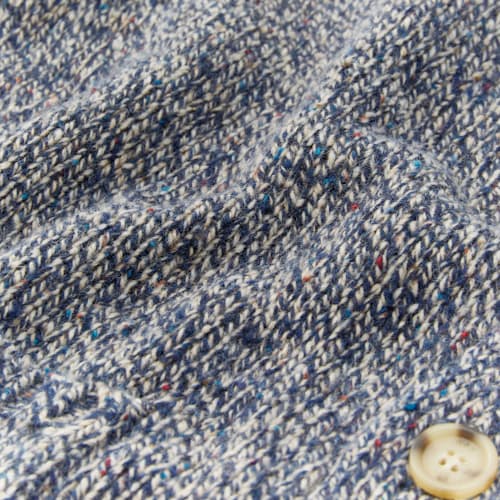 lifestyle image of Walker Fleck Wool Cardigan