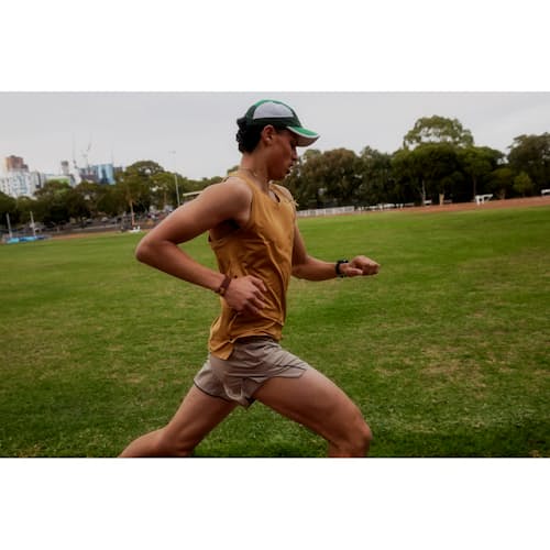 lifestyle image of Lightweight Performance Singlet Tank Top