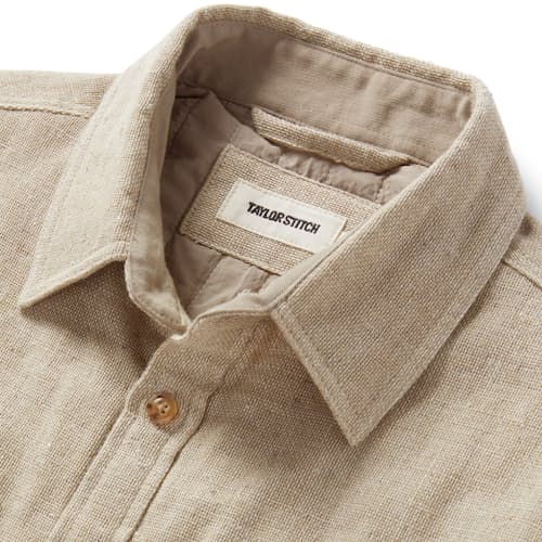 laydown image of The Lined Utility Shirt