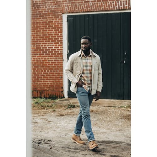 laydown image of The Lined Utility Shirt