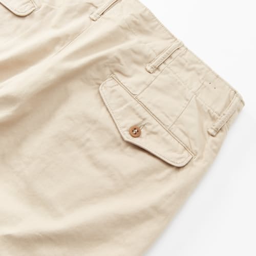 laydown detail image of Cotton Twill Officer's Chino
