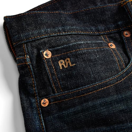 laydown detail image of Selvedge Slim Fit Denim Jean