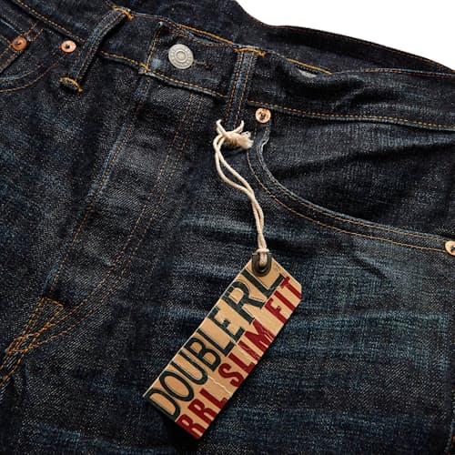 laydown detail image of Selvedge Slim Fit Denim Jean