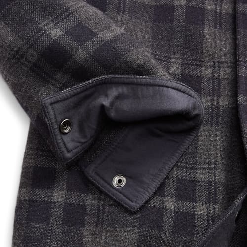 lifestyle image of Cashmere Blend Plaid Cardigan Sweater