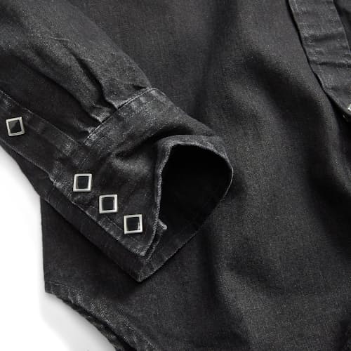 lifestyle image of Denim Sawtooth Western Workshirt