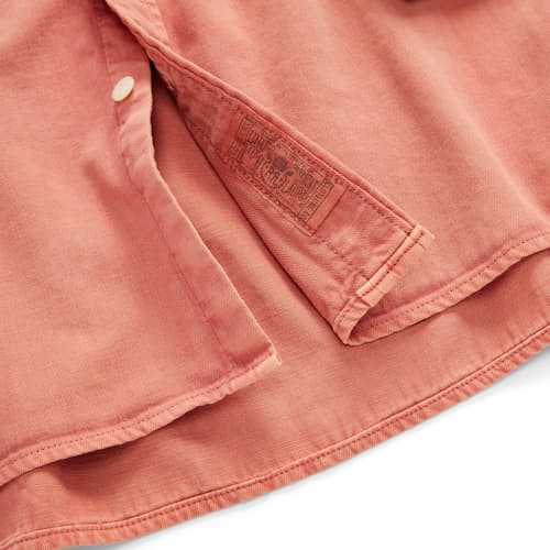 laydown image of Route Cotton Twill Work Shirt
