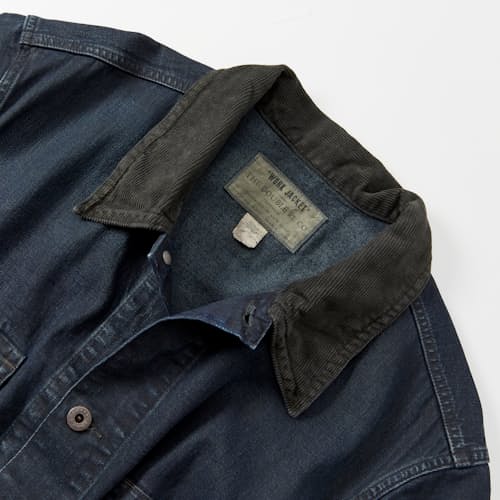 laydown detail image of Mayhews Denim Shirt Jacket