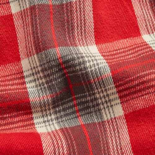laydown image of Buffalo Western Twill Plaid Work Shirt