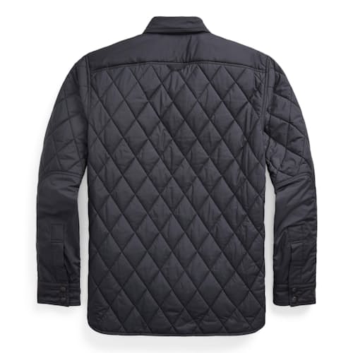 laydown image of Knox Nylon Quilted Work Shirt