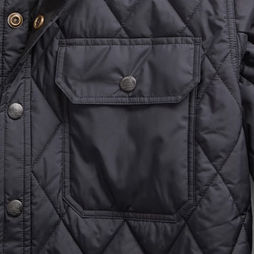 lifestyle image of Knox Nylon Quilted Work Shirt