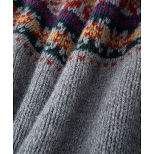laydown image of Fragments of Light Fair Isle Sweater