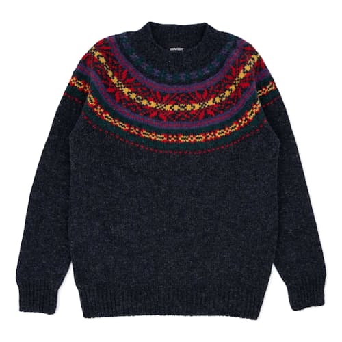 laydown image of Fragments of Light Fair Isle Sweater