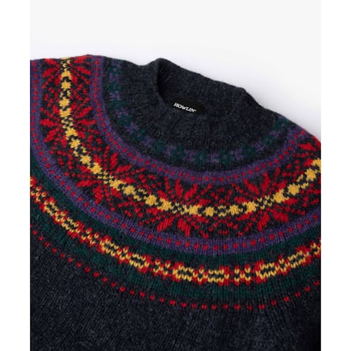 laydown image of Fragments of Light Fair Isle Sweater