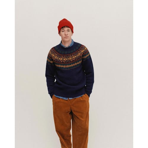 lifestyle image of Fragments of Light Fair Isle Sweater