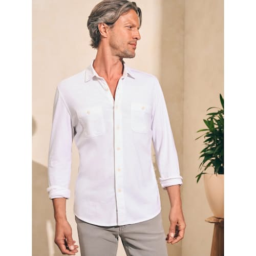 lifestyle image of Knit Seasons Long Sleeve Shirt