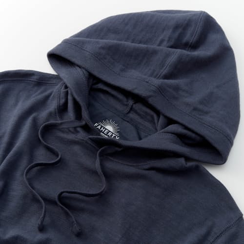 laydown image of Sunwashed Slub Hoodie