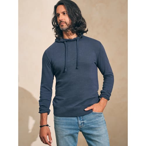 laydown image of Sunwashed Slub Hoodie