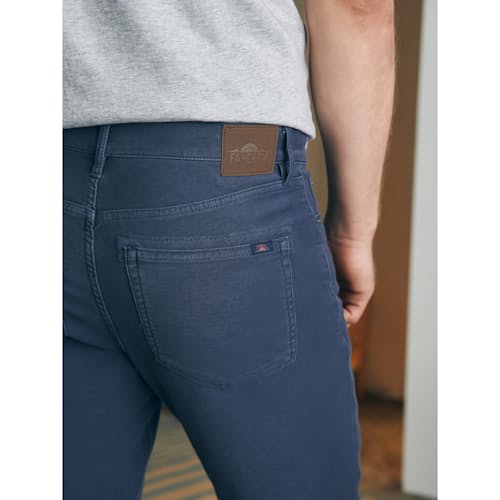 lifestyle image of Stretch Terry 5-Pocket Pant
