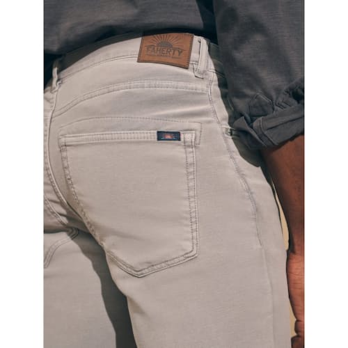lifestyle image of Stretch Terry 5-Pocket Pant