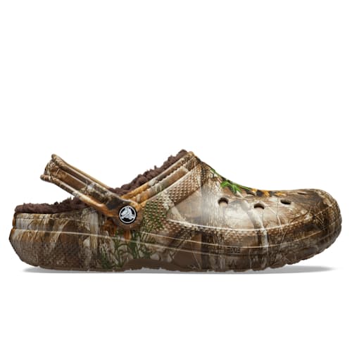 laydown image of Classic Lined Realtree Edge Clog