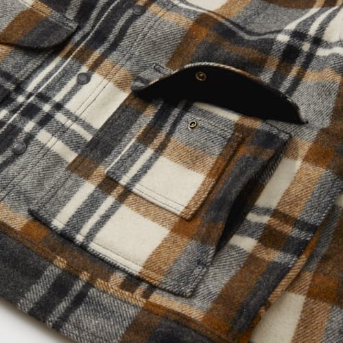 laydown image of Mackinaw Wool Work Jacket