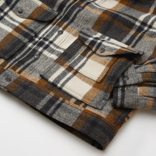laydown image of Mackinaw Wool Work Jacket
