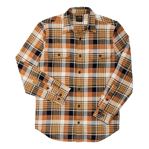 laydown image of Vintage Flannel Work Shirt
