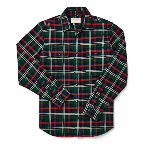 laydown image of Vintage Flannel Work Shirt