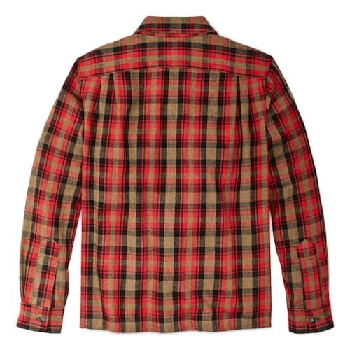 laydown image of Buckner Wool Camp Plaid Shirt