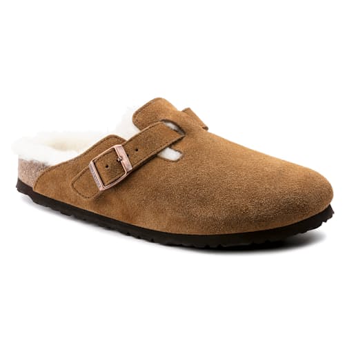laydown image of Women's Boston Shearling Clog