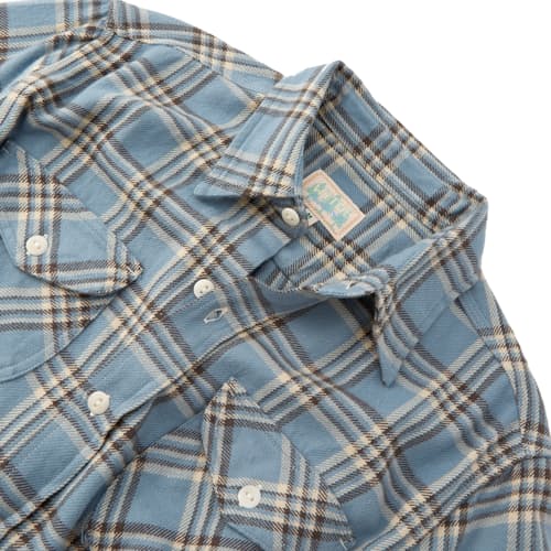 laydown detail image of Washed Flannel Workshirt - Exclusive