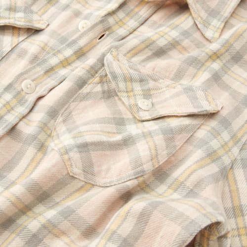 lifestyle image of Washed Flannel Workshirt - Exclusive