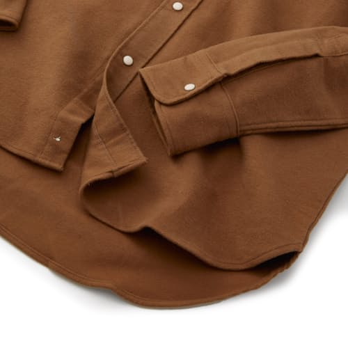 lifestyle image of Moleskin Pearl Snap Shirt