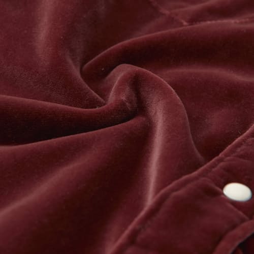 lifestyle image of Velvet Pearl Snap Shirt