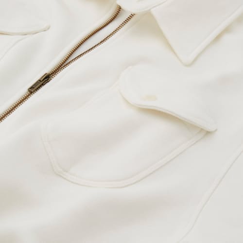 laydown detail image of Half Zip Collared Sweatshirt