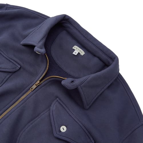 laydown detail image of Half Zip Collared Sweatshirt