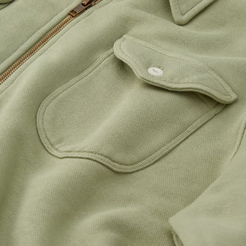 laydown detail image of Half Zip Collared Sweatshirt