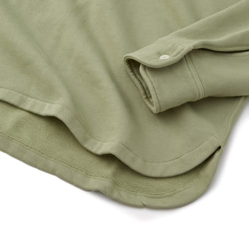 laydown detail image of Half Zip Collared Sweatshirt