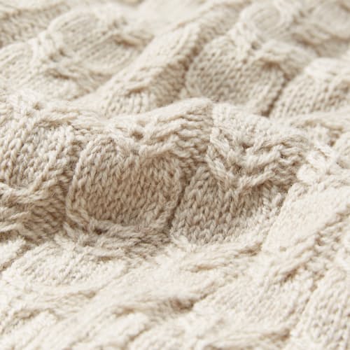 lifestyle image of Peruvian Cable Knit Sweater