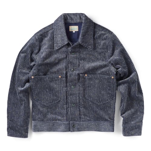 laydown image of Donegal Corduroy Ranch Jacket