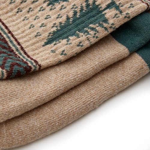 laydown detail image of Recycled Cotton Jacquard Camp Socks