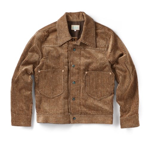 laydown image of Donegal Corduroy Ranch Jacket