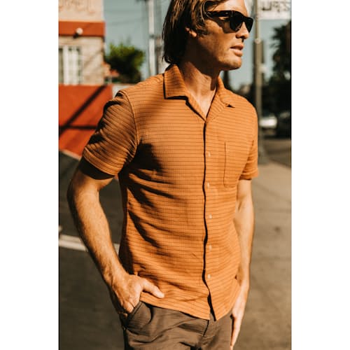 laydown image of The Hawthorne Short Sleeve Shirt
