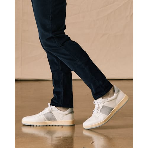 on model image of 365 Corduroy Pant - HB Slim