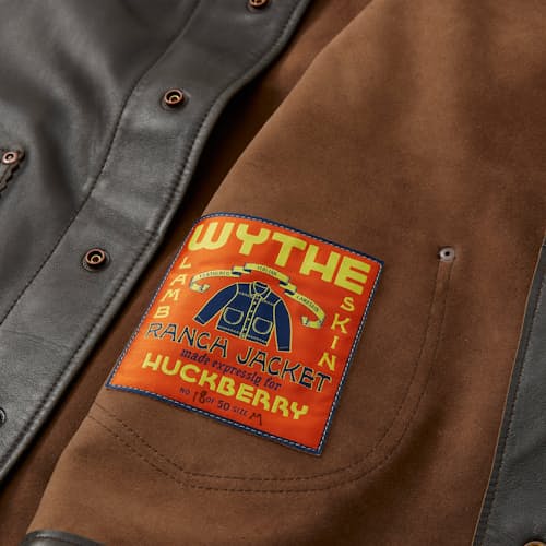 lifestyle image of Feathered Lambskin Ranch Jacket