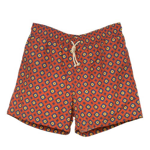 laydown image of Mediterranean Swim Shorts - 5"